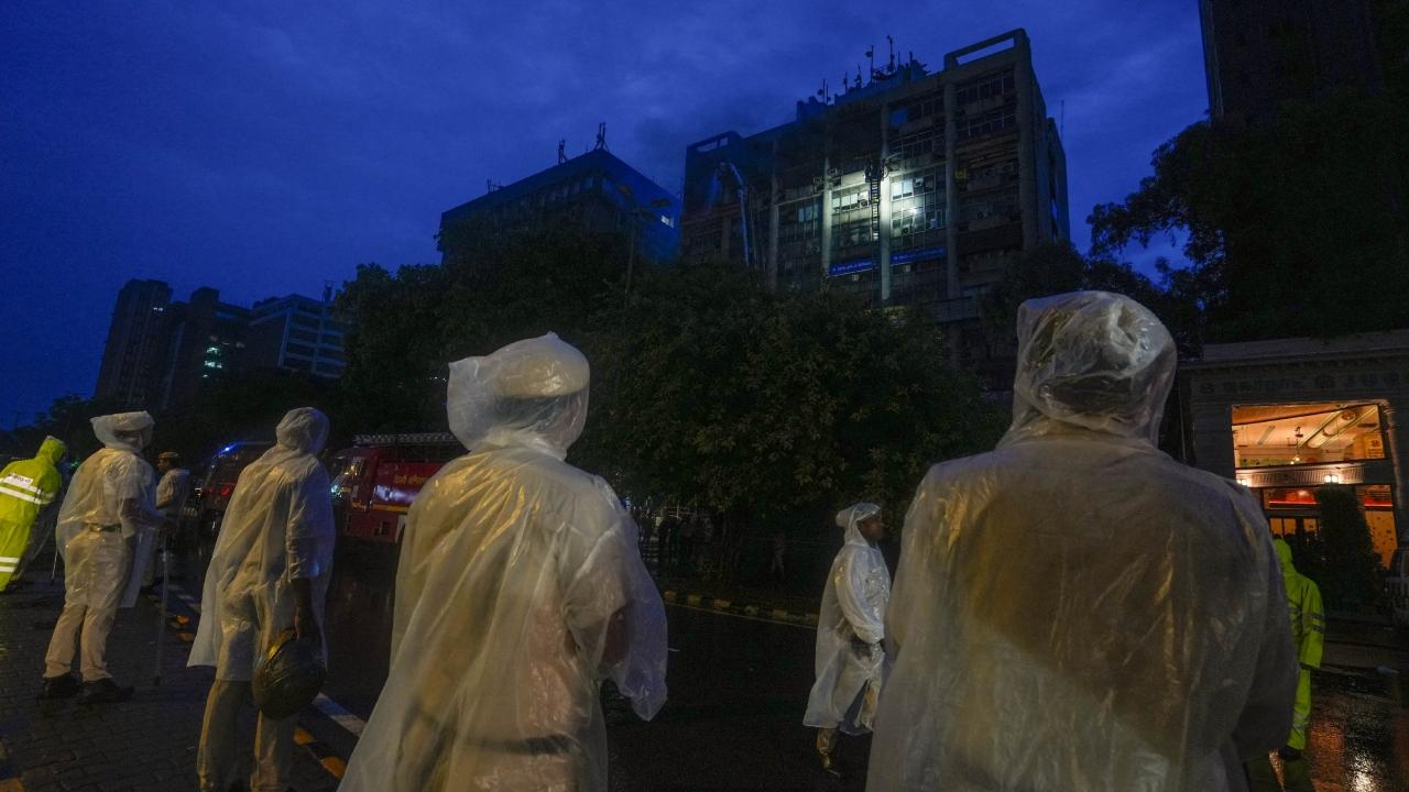 According to the fire officials, they received information regarding the blaze at 6.20 pm, following which seven or eight fire tenders were rushed to the spot