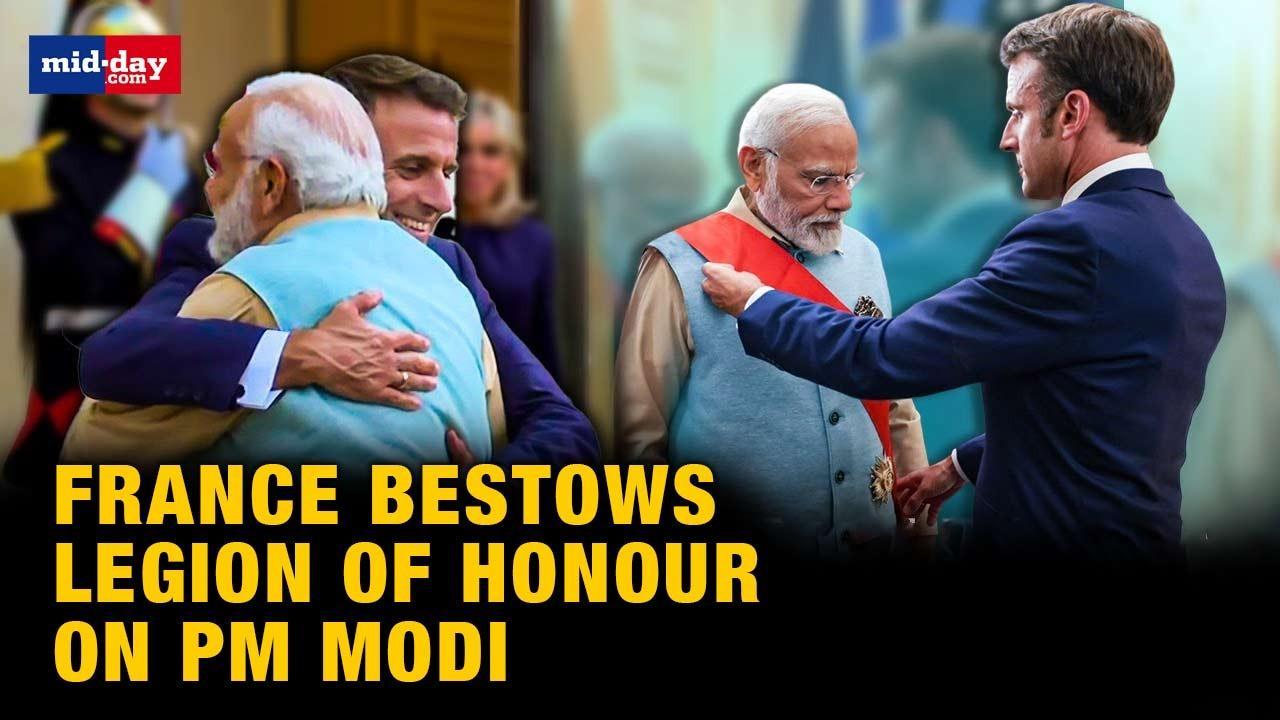 PM Modi France Visit 2023: French Pres Macron confers him with Legion of Honour