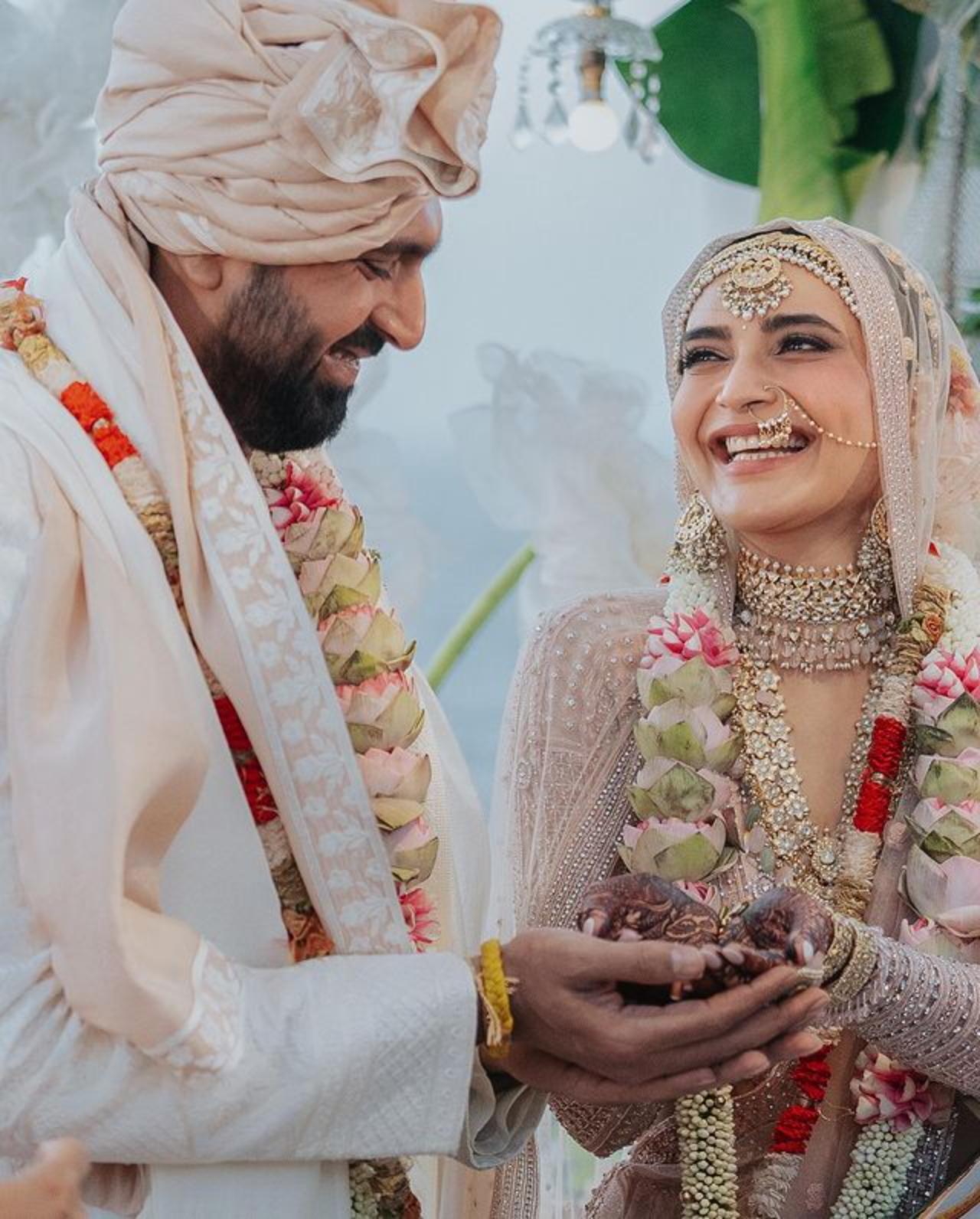 Actress Karishma Tanna got married to her longtime boyfriend Varun Bangera in February 2022