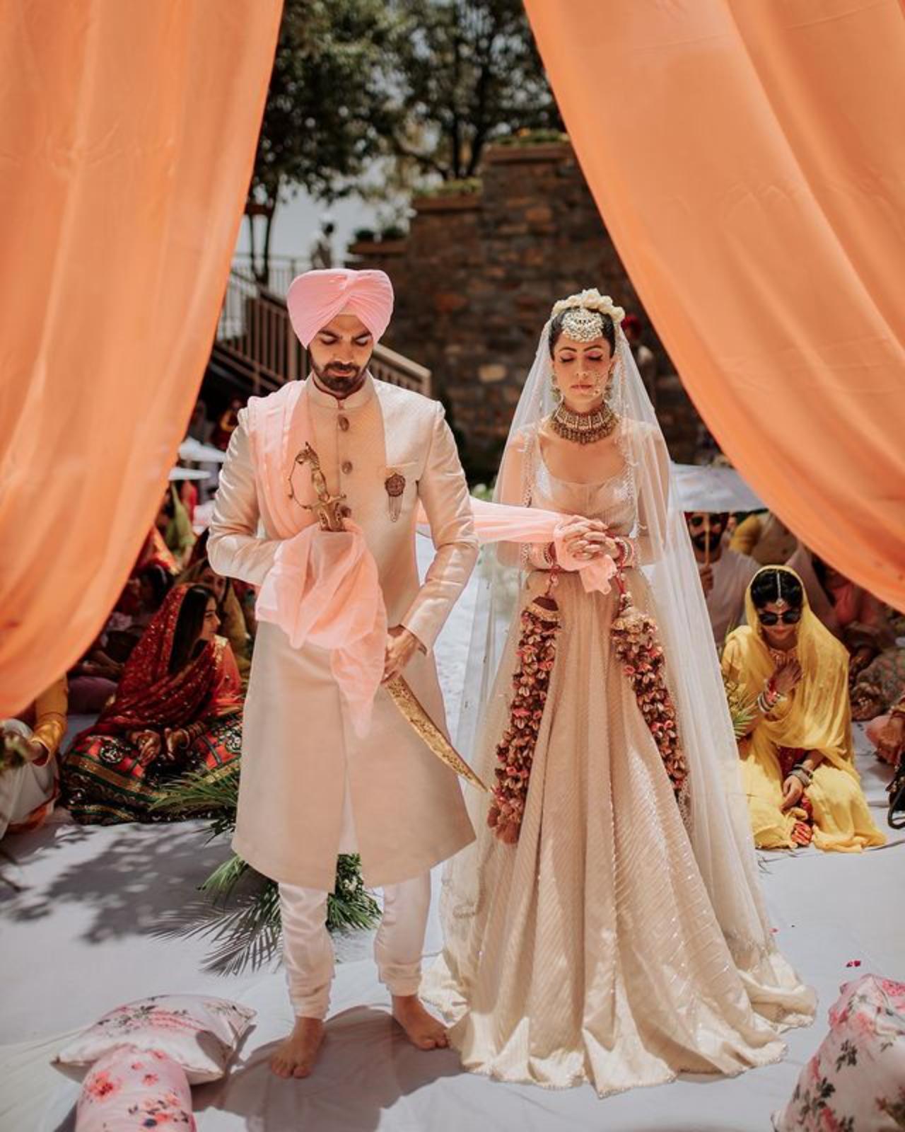 Actor-couple Karan V Grover and Poppy Jabbal, who have been dating for a long time, tied the knot on May 31st, 2022