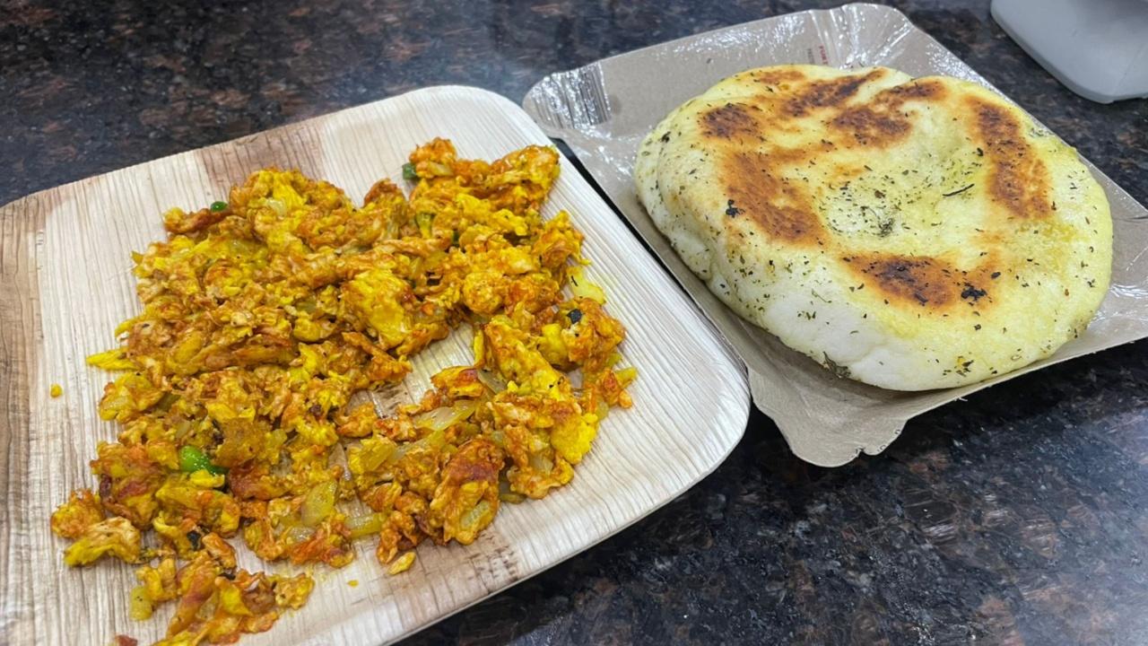 Scrambled eggs and paoThese Parsi-style scrambled eggs are popularly relished for breakfast. It is creamy, spicy, and gratifies your hunger instantly