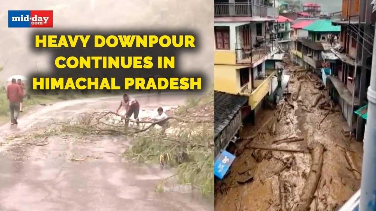 Heavy downpour continues in Himachal, CM Sukhu appeals people to stay indoors