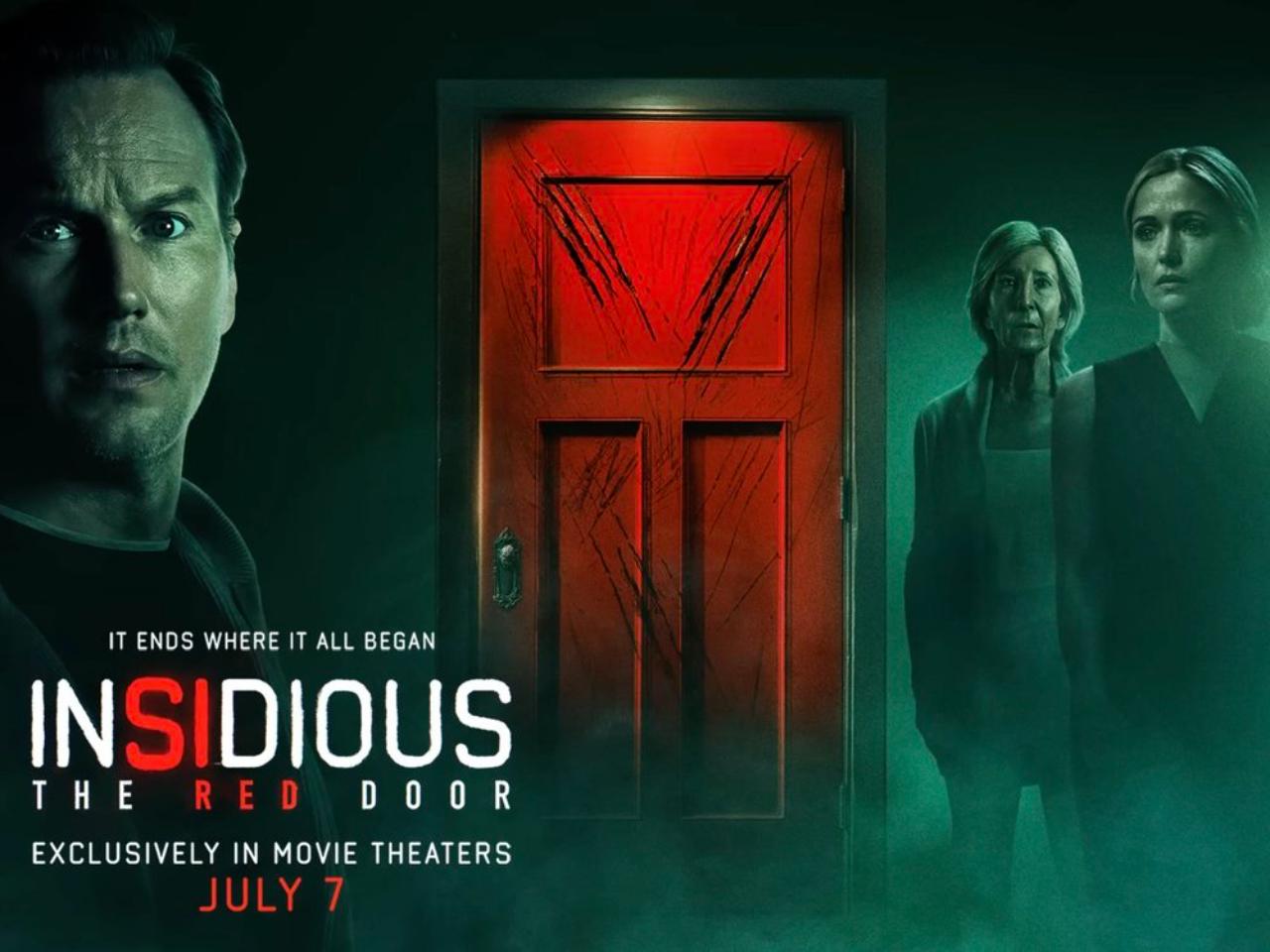 Insidious: The Red Door - July 7
The fifth film of the 'Insidious' franchise is titled 'Insidious The Red Door' and stars Patrick Wilson, Ty Simpkins amongst others. The story follows Josh Lambert who heads east to drop his son, Dalton, off at school. However, Dalton's college dream soon becomes a living nightmare when the repressed demons of his past suddenly return to haunt them both
