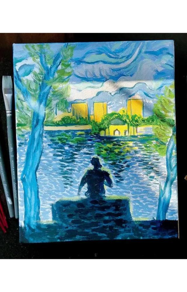 Instagram handles to learn painting from