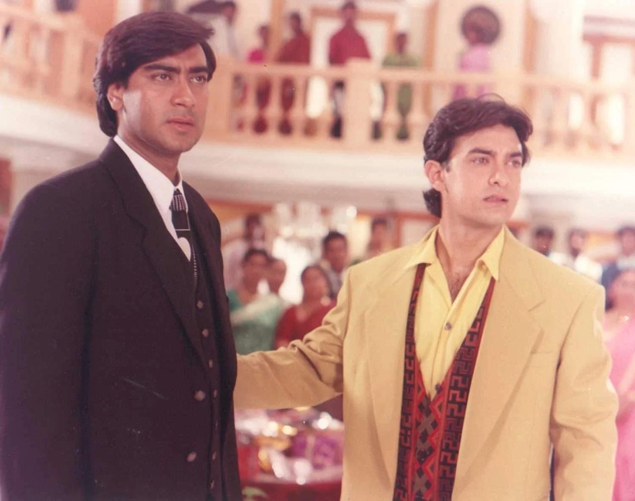 Ishq (1997) 
Ajay and Raja come from different economic backgrounds but the portrayal of their friendship in the movie is something that will stay on people's mind for a long time 