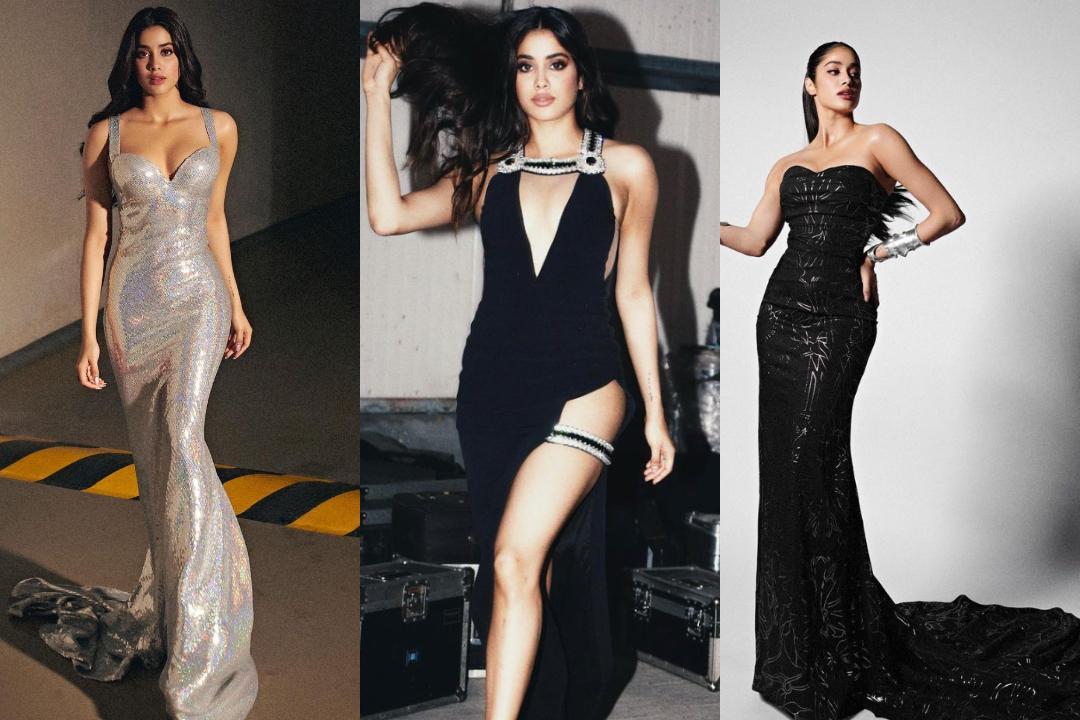 IN PICS:  Janhvi Kapoor is a vision of elegance in glamorous gowns