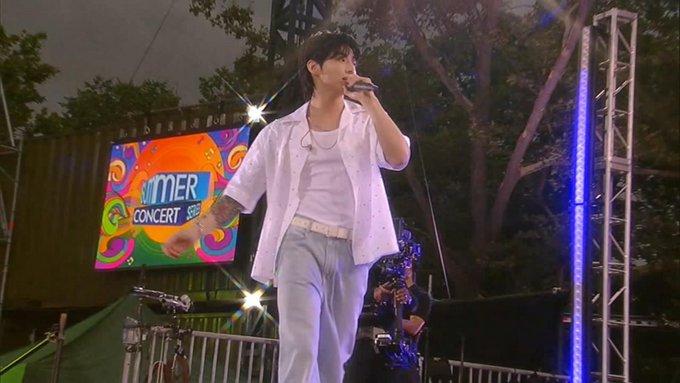 The GMA Summer Concert Series performance by Jungkook was forced to be pre-recorded due to thunder and lighting in New York's Central Park. Many fans had waited in line for days to see the K-pop superstar perform. Some were able to see the megastar record the songs for broadcast.