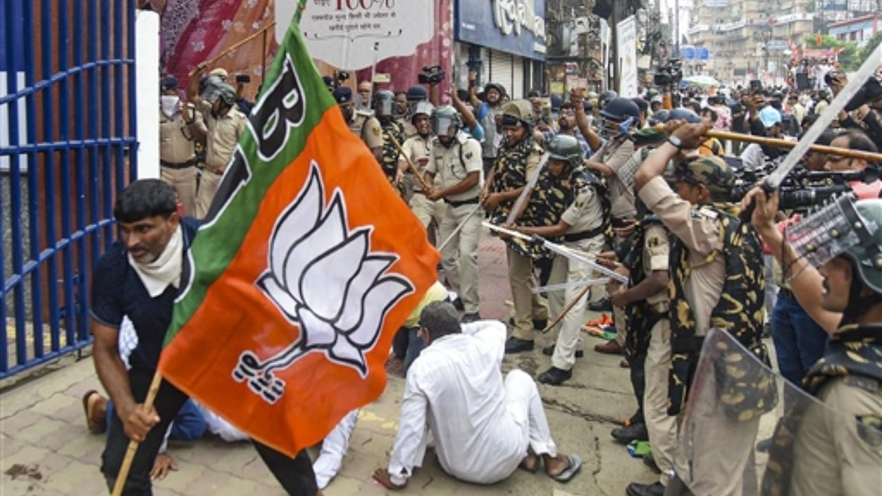 Bihar: BJP alleges its leader died following police lathi charge, administration denies