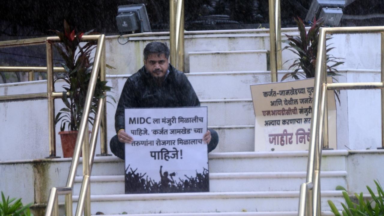 IN PHOTOS: Ajit Pawar unhappy over Rohit's protest in Vidhan Bhavan