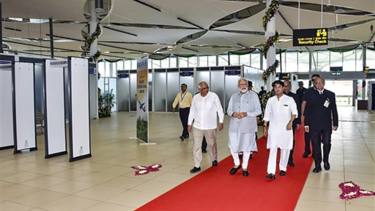 It is the first greenfield airport in the state and has been built at a cost of Rs 1,405 crore, a government release said. The facility, located in Hirasar village, around 30 km from Rajkot, is spread over an area of 1,025.50 hectares (2,534 acres), out of which the Airports Authority of India has constructed the airport in an area of 1,500 acres
 