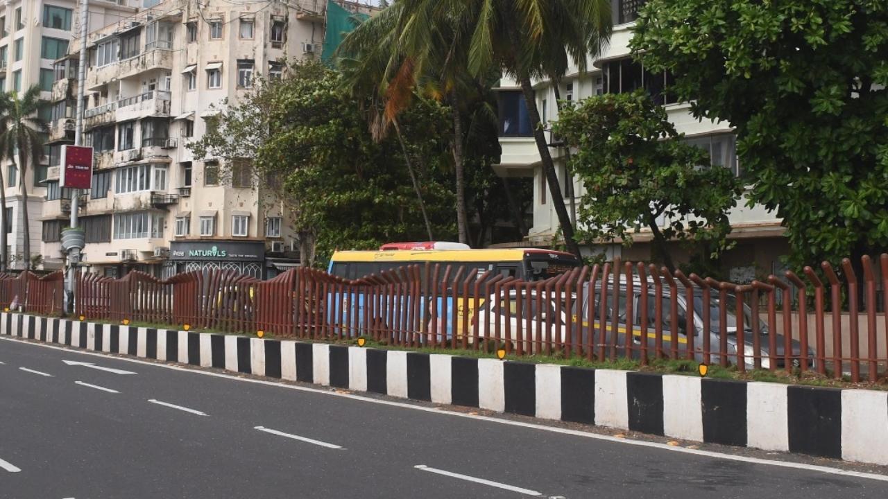 The barricades will cover the stretch from NCPA to the Princess Street flyover
 