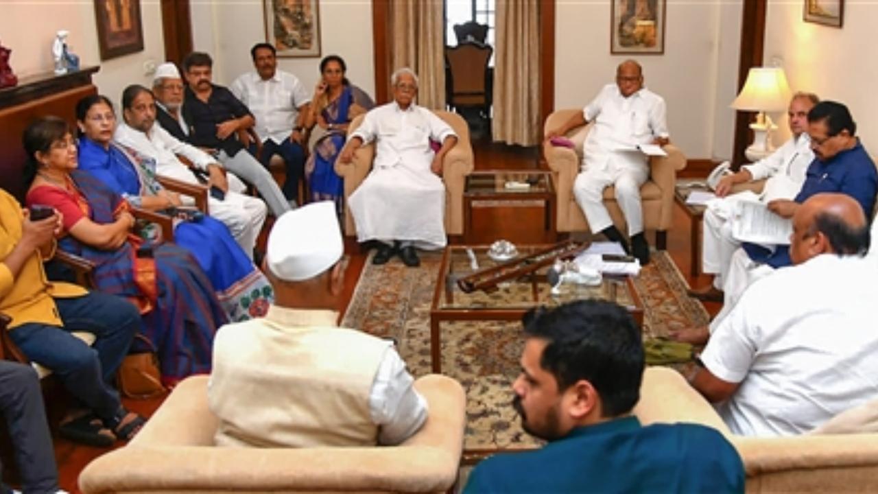 NCP has not split; meeting held by Sharad Pawar not official: Praful Patel
