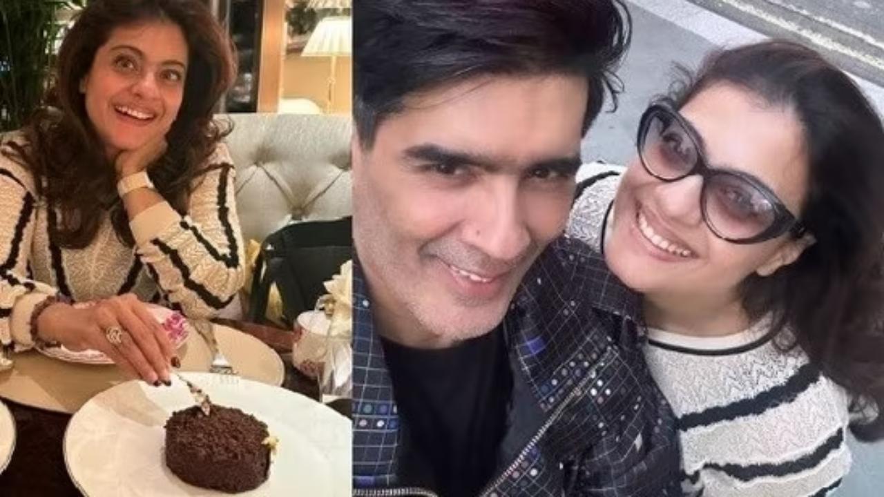Kajol enjoys ‘dinner and dessert date’ with Manish Malhotra in London