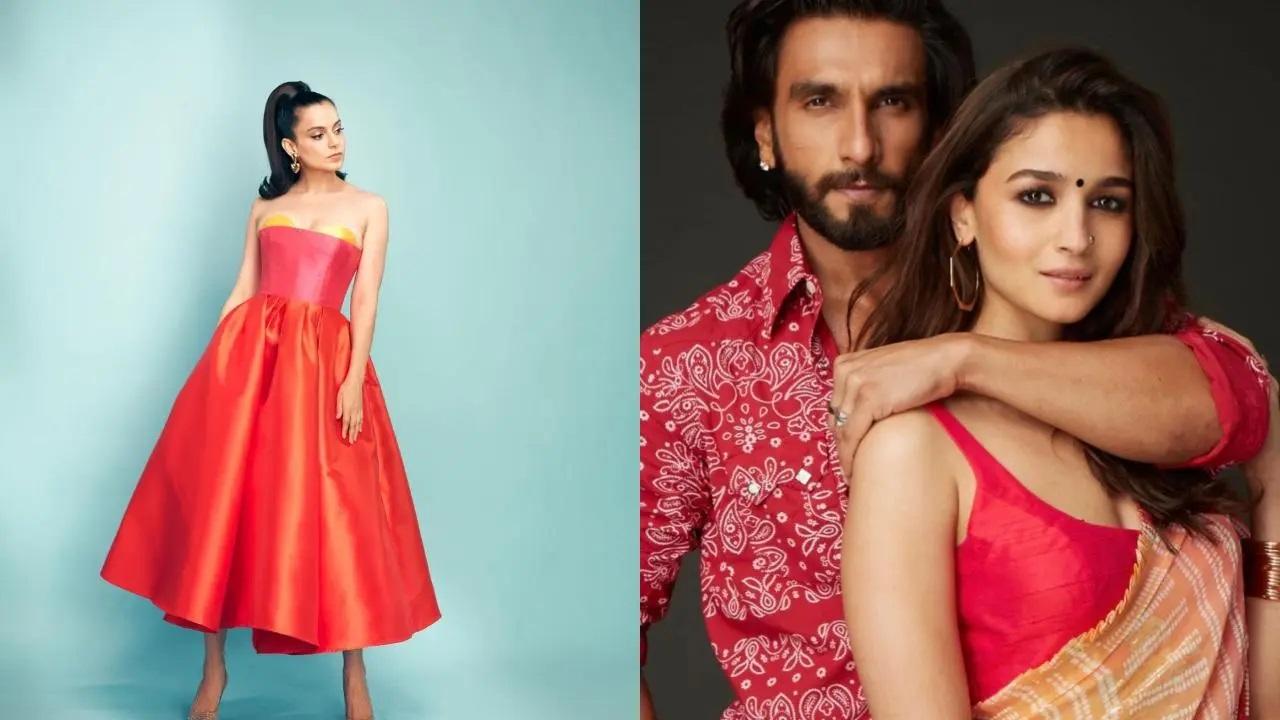 Actress-filmmaker Kangana Ranaut slammed the latest release 'Rocky Aur Rani Kii Prem Kahani' starring Alia Bhatt and Ranveer Singh. The actress called it 