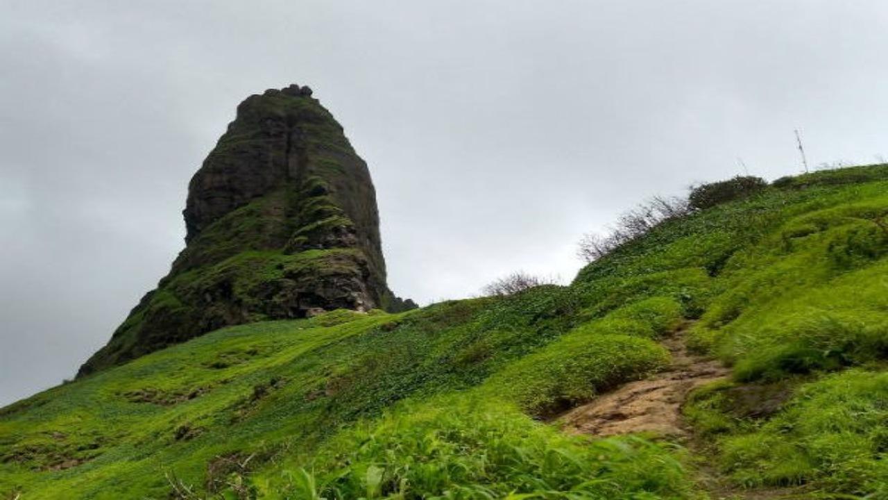 Maha: Portion of Kavnai fort collapses amid rains in Nashik district; people living in vicinity asked to move to safer places