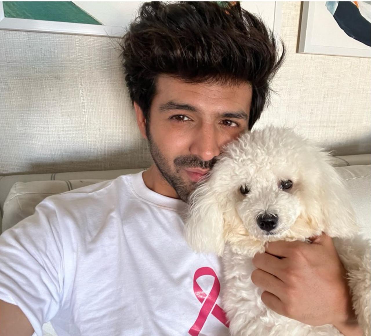 Kartik Aaryan's beloved dog, Katori, holds a cherished place in his heart, treated like a sibling by his caring mother and adored endlessly by the actor himself. Even when away on shoots, Kartik can't resist sharing sweet posts of Katori, keeping the bond alive across distances.