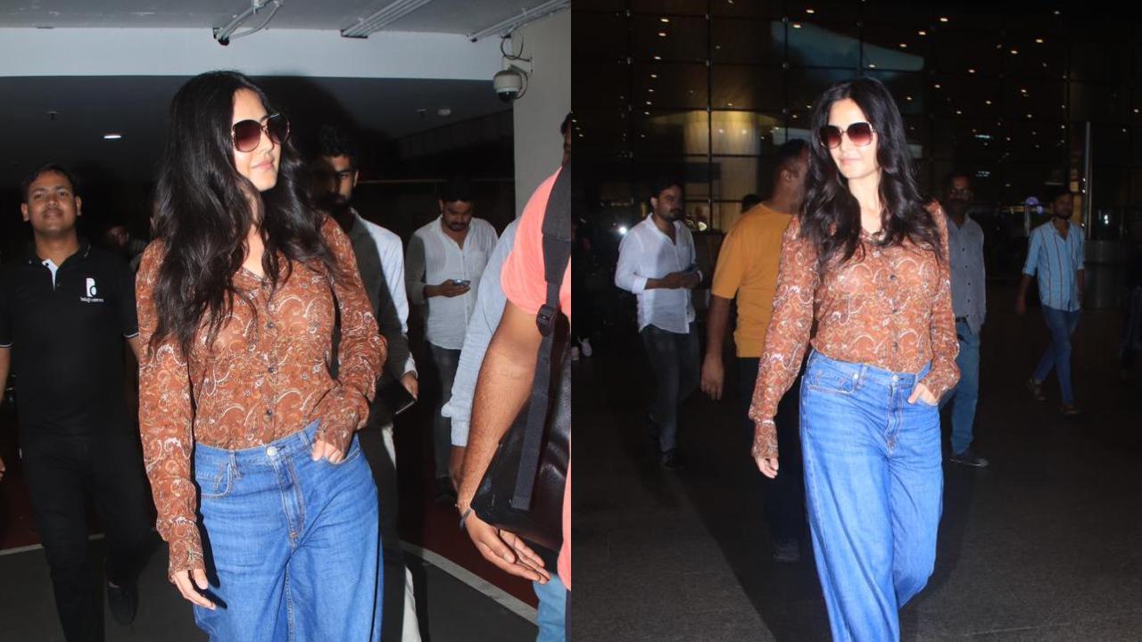 In Pics: Katrina Kaif has heads turning with her casual-chic airport look