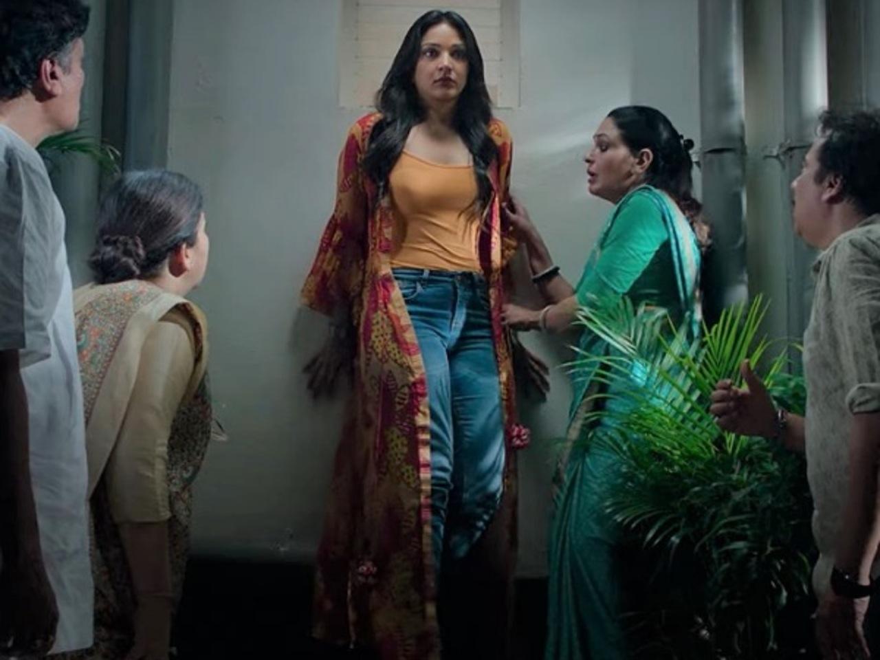 Laxmii (2020) 
In this horror comedy film, Aasif (Akshay Kumar) visits his wife's (Kiara) parents' house and happens to go to a ground that is supposedly haunted. However, he is soon possessed by the spirit of a transgender who is out for revenge. Laxmii broke the viewership records of Sushant Singh Rajput's last film Dil Bechara,[81][82] and became the most watched film on the streaming platform Disney+ Hotstar.[83][84] But, it was listed in the fourth position in most watched films, which were directly released on OTT platforms, according to a survey from LetsOTT