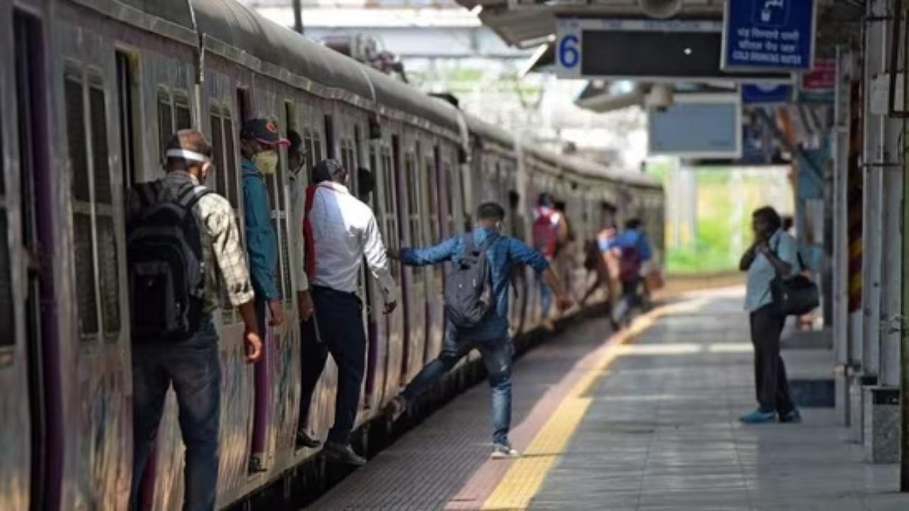 Mumbai rains: Harbour line local trains running late