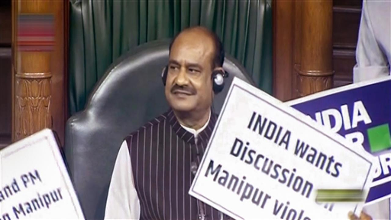 In Photos: Lok Sabha adjourned as opposition demands PM's statement on Manipur