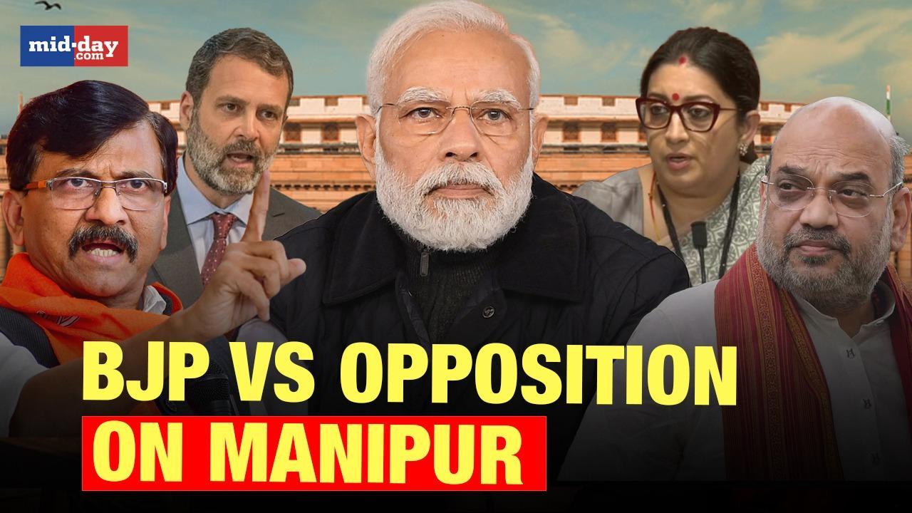 Battle between opposition and BJP continues over Manipur issue 