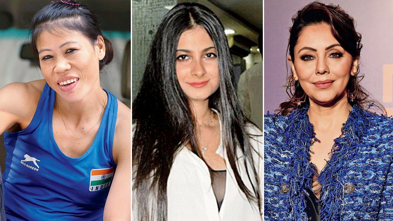 Mary Kom, Rhea Kapoor and Gauri Khan