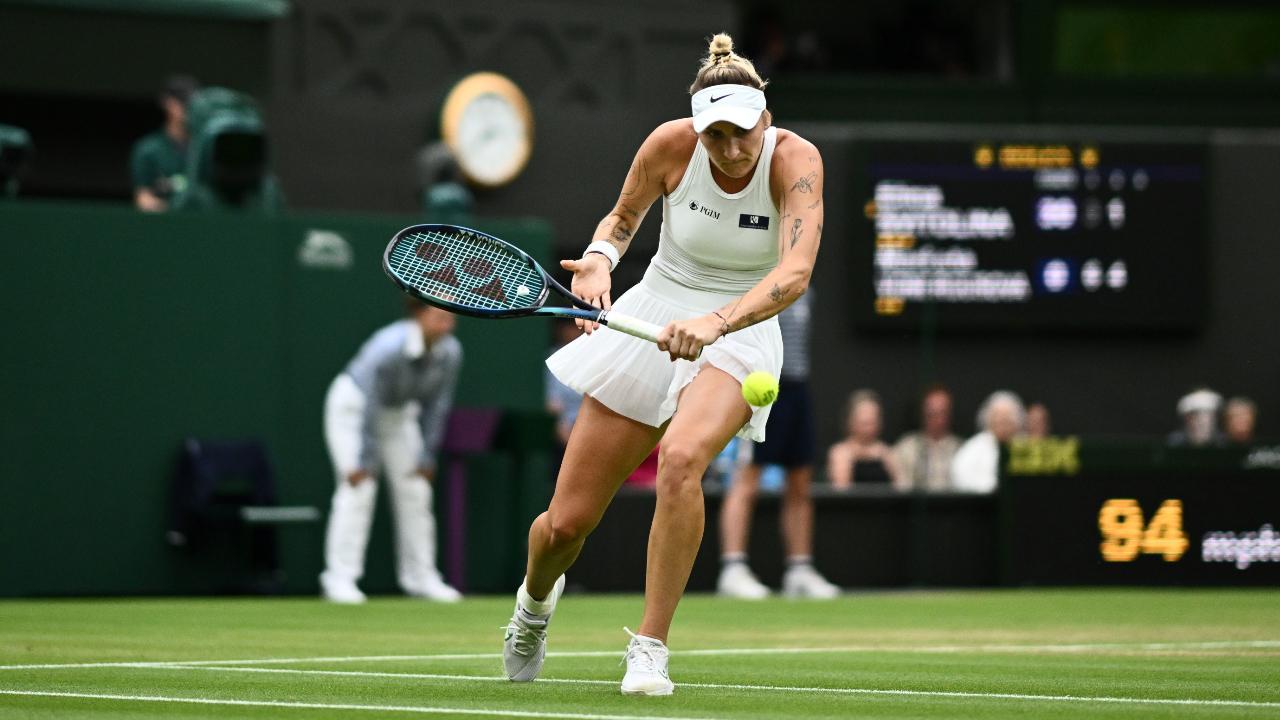 Wimbledon 2023: Marketa Vondrousova defeats Elina Svitolina to reach final
