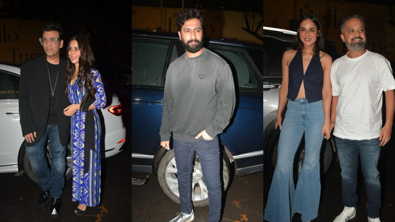 In Pics: Karan, Vicky, others at wrap-up party of 'Mere Mehboob Mere Sanam'