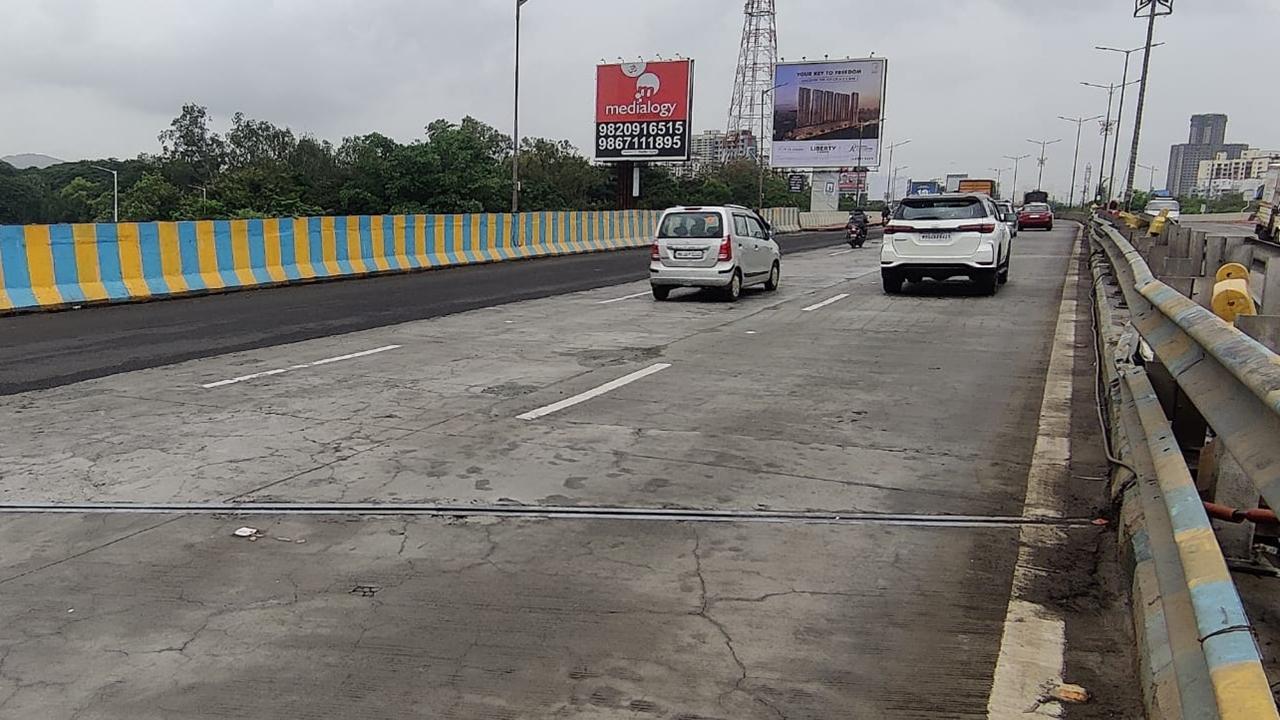 In Photos: Mid-day story's impact, potholes on Thane East Kopri Bridge filled