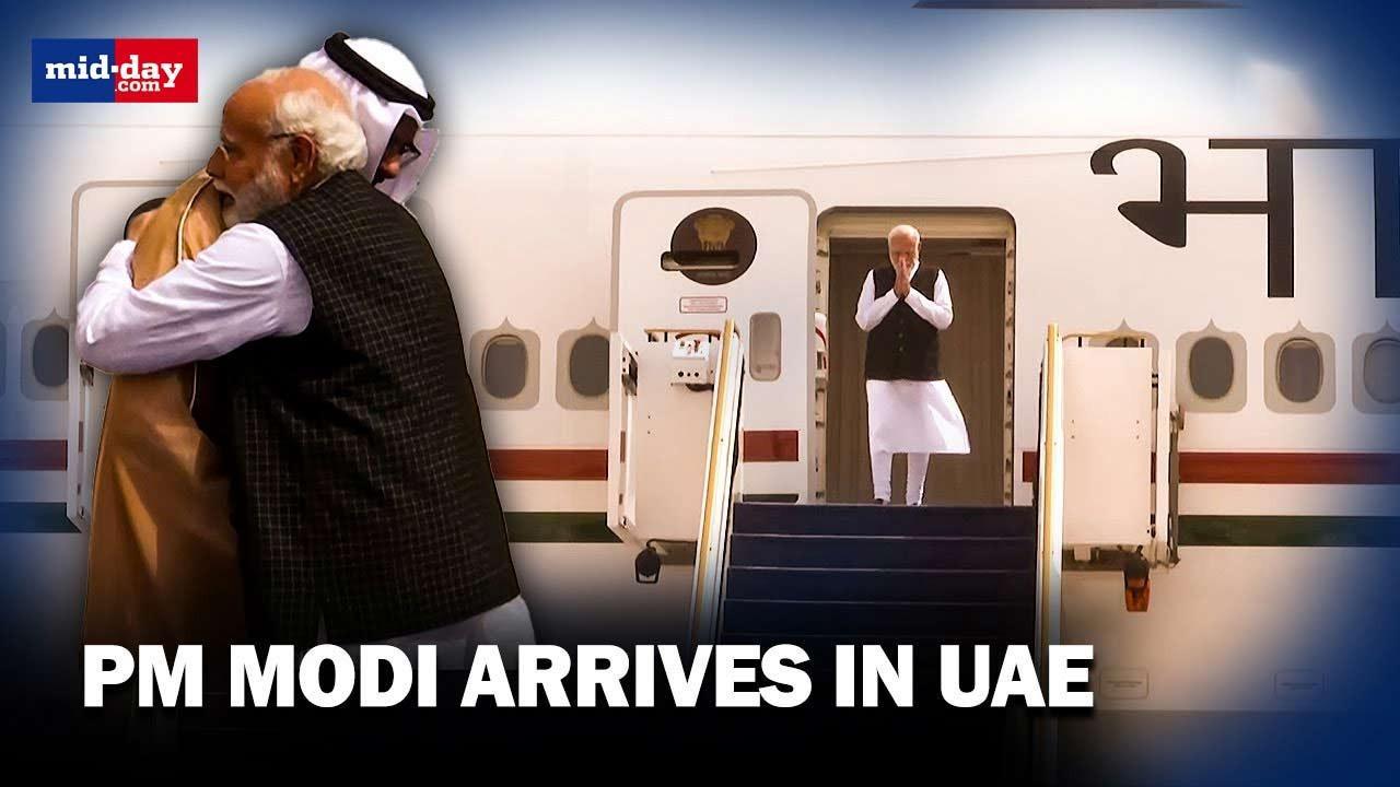 PM Modi UAE Visit 2023: PM arrives in UAE after concluding France visit