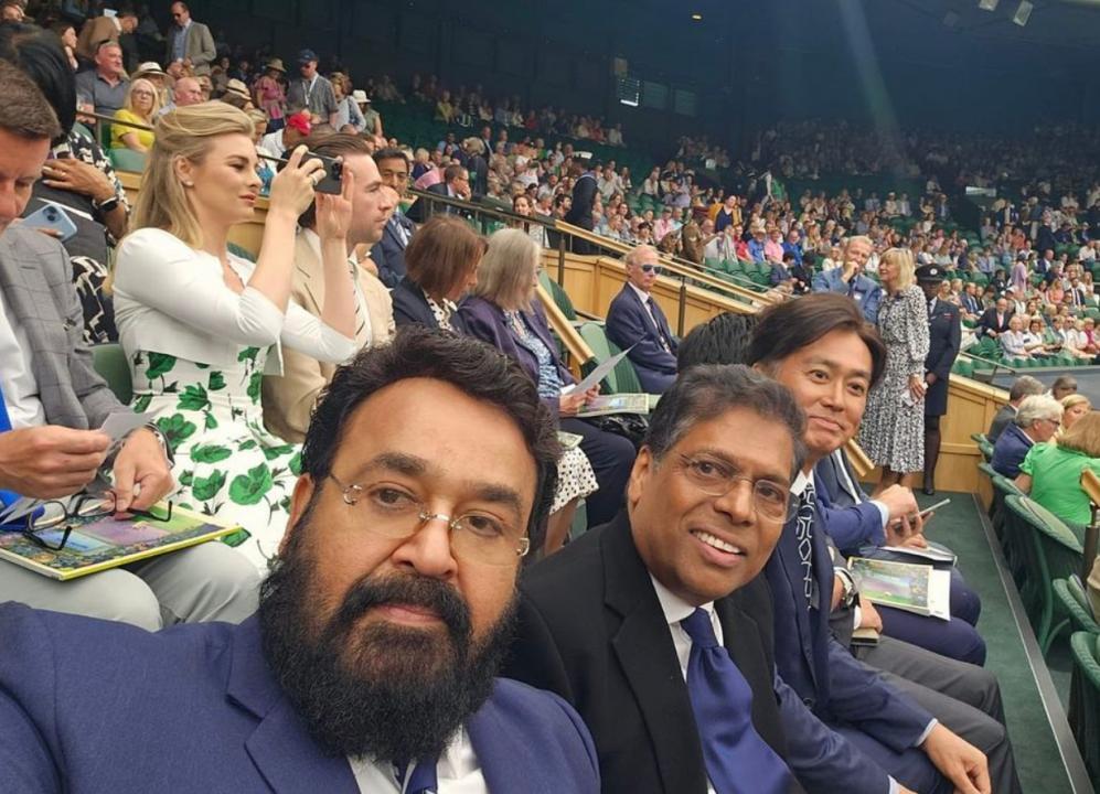 Mohanlal shares pictures from Wimbledon in London