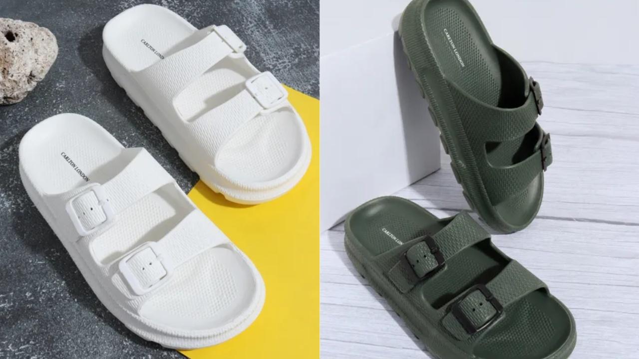 Birkenstock (Dupes)If fashion is what you survive on, you cannot have missed these pairs that are treading the Earth (quite globally). From Leonardo DiCaprio to Kendall Jenner to Cara Delevigne – celebrities are rocking these pairs like the biggest footwear trend this year. What’s good is that we have found their rip-offs that are completely rain-friendly and come with a cushioned footbed.
Get this at nykaa.comCost: Rs 850