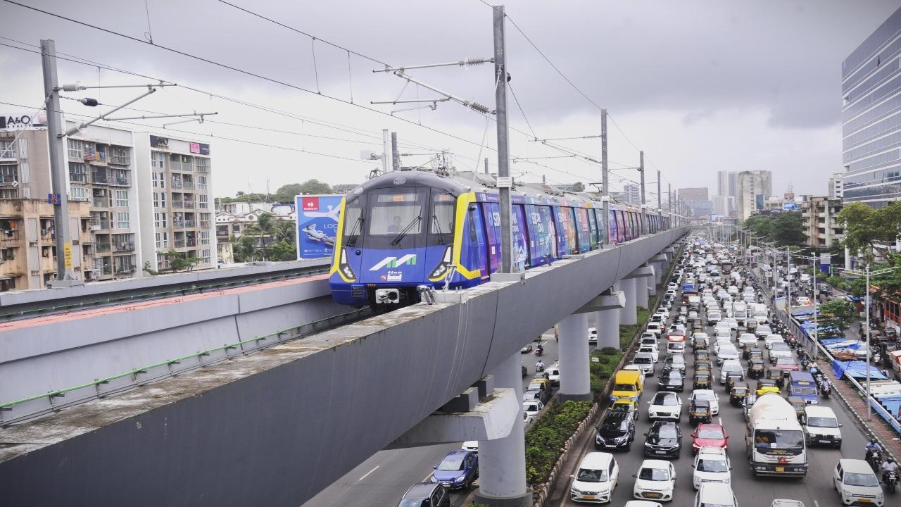Mumbai Metro records surge in ridership on lines 2A & 7 amid heavy rainfall