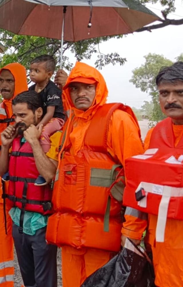 The NDRF said, five teams have been deployed in Mumbai, one team each in Palghar, Raigad, Ratnagiri, Kolhapur, Sangli, Nagpur, and Thane districts of the state