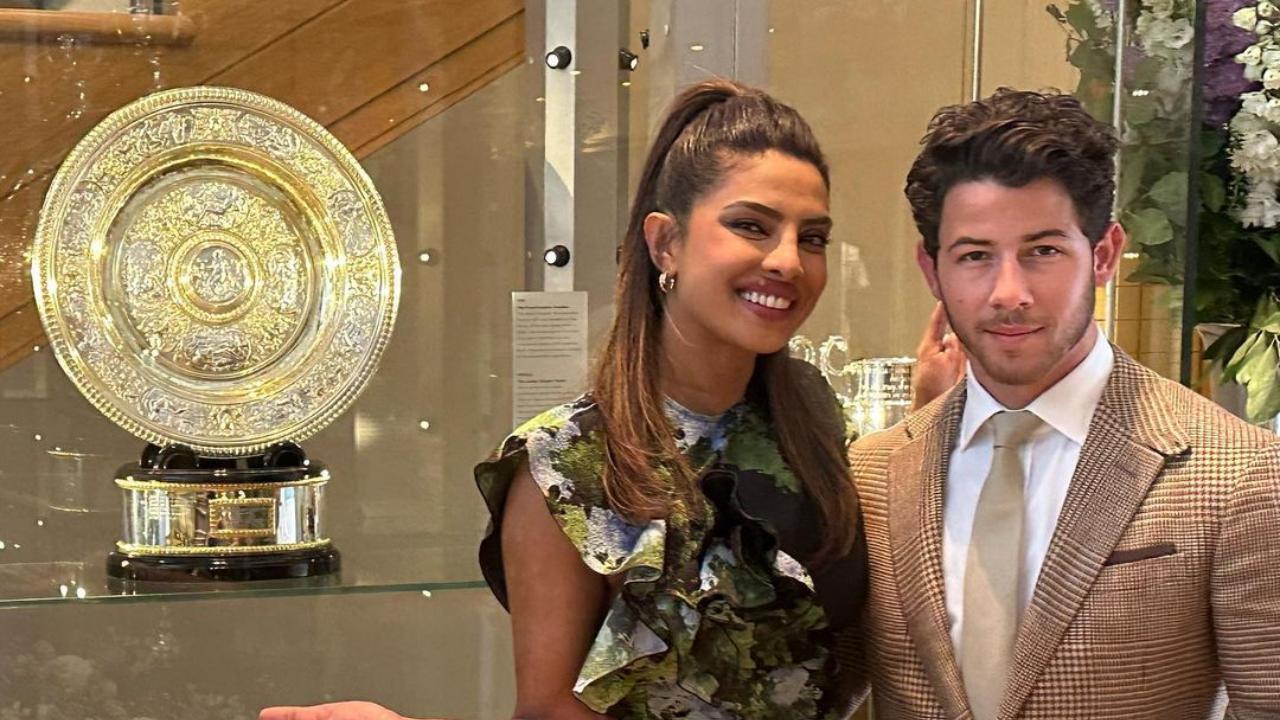 Nick Jonas and Priyanka Chopra enjoy Wimbledon 2023 up close from Royal Box, see pics