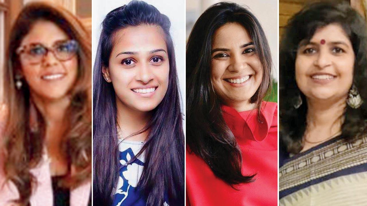 Jaya Mehrotra, Nipa Mehta-Sanghavi, Afsheen Dattoobhai and Eeshani Chakraverty