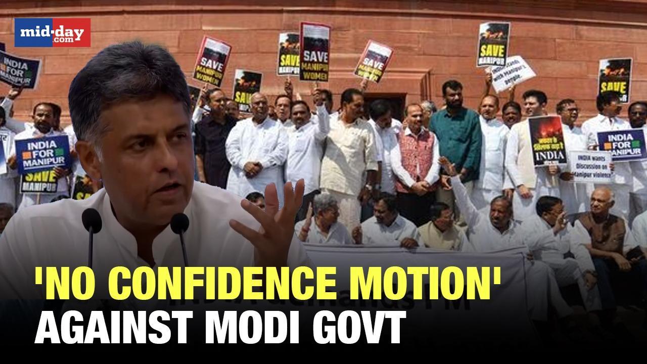 'I-N-D-I-A' demands discussion on no confidence motion in Parliament