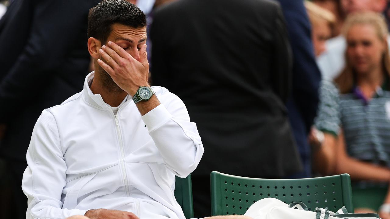 Alcaraz’s task of defeating Djokovic at Wimbledon, where the 36-year-old was chasing a fifth consecutive title, only became tougher after he was outplayed in the first set. Yet the Spaniard demonstrated his comfort on the big stage by rallying to a famous victory, just the second defeat Djokovic has suffered in 81 Wimbledon matches after winning the opening set.