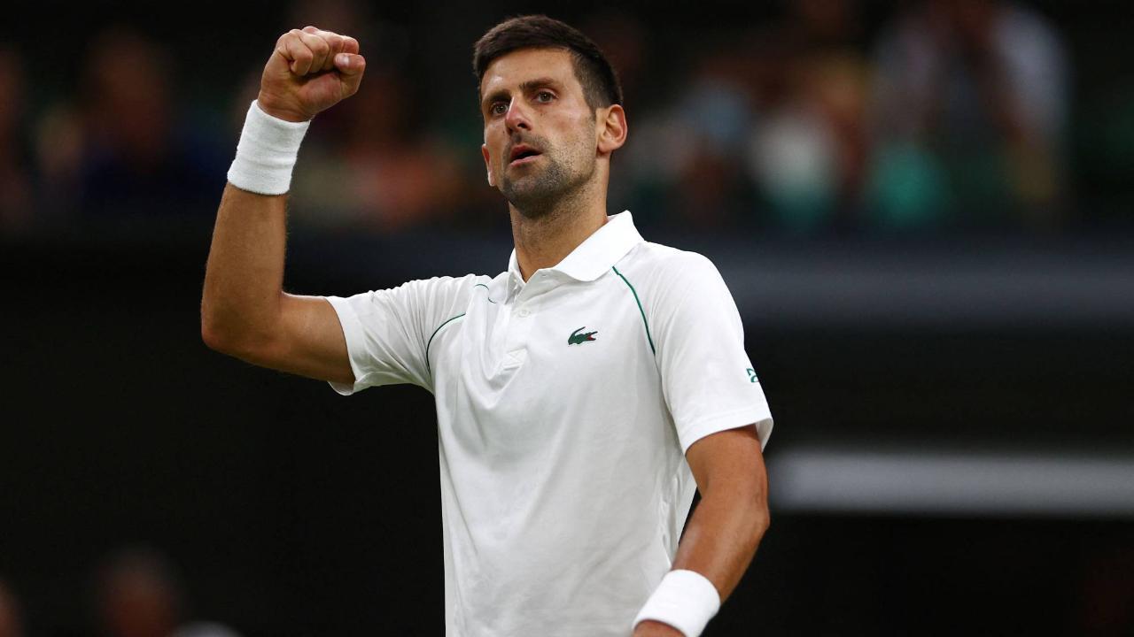 Wimbledon: Novak Djokovic ties legendary Roger Federer with 46 Slam semi-finals
