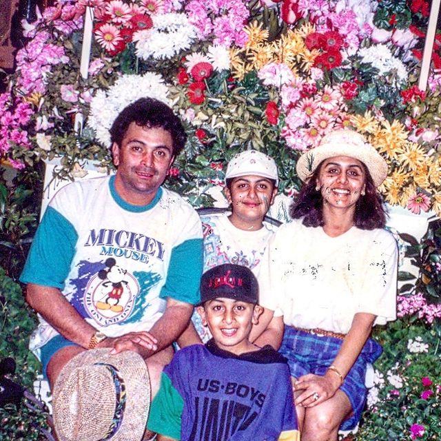 The throwback picture shared by Neetu Kapoor is a perfect family photograph 