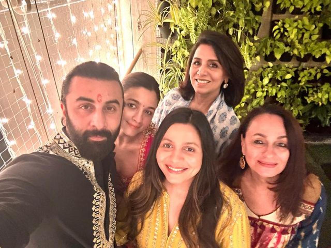 The pic shared by Neetu Kapoor is from the family's Diwali celebration