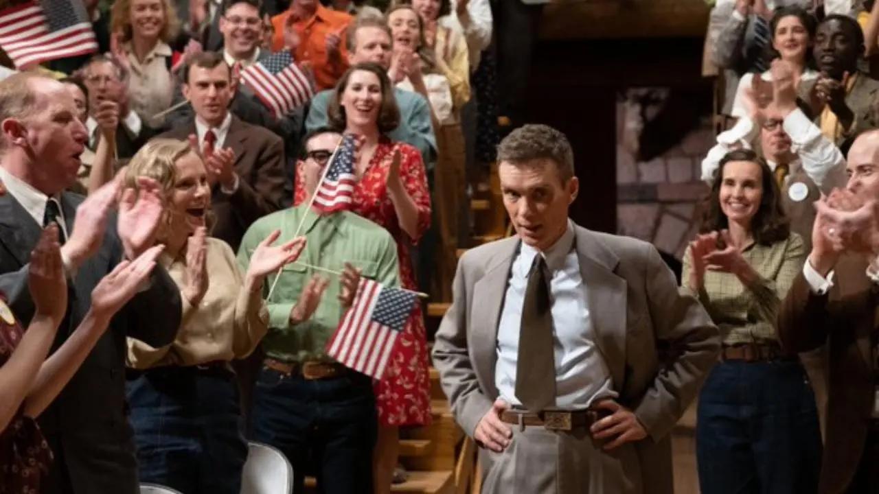 Following the release of Christopher Nolan's 'Oppenheimer',  a Twitter user noted that the scene, which takes place in 1945, depicts flags with 50 stars, whereas the American flag of that era should only have 48 stars. Read more. 