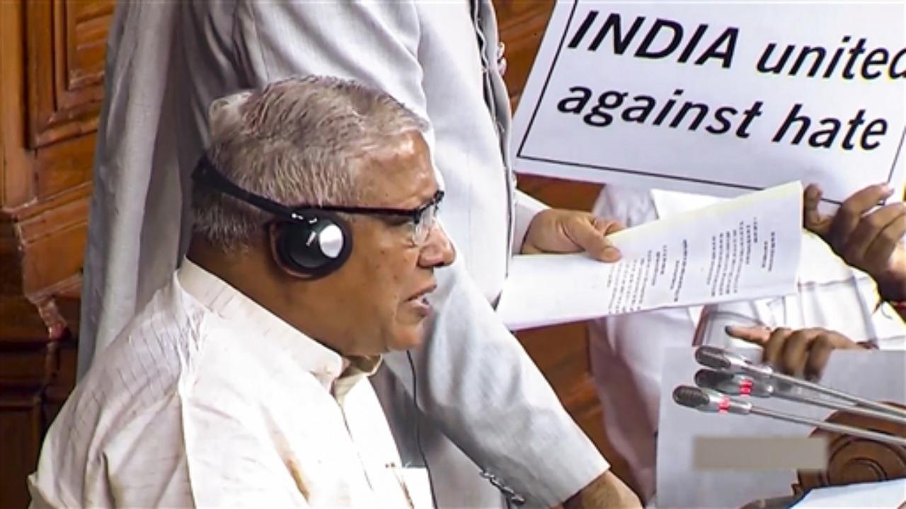 In Photos: LS and RS adjourned amid opposition uproar over Manipur situation