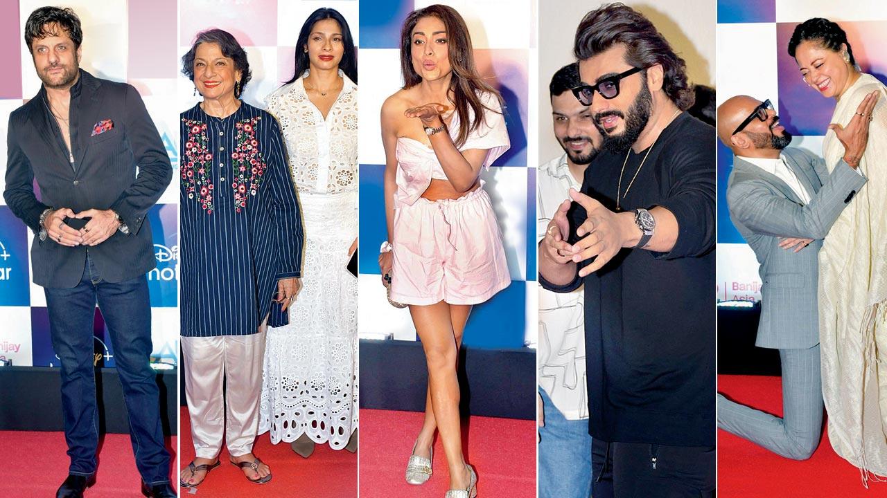 Fardeen Khan, Tanuja and Tanishaa Mukerji, Shriya Saran, Arjun Kapoor, Suparn Varma and Sheeba Chaddha
