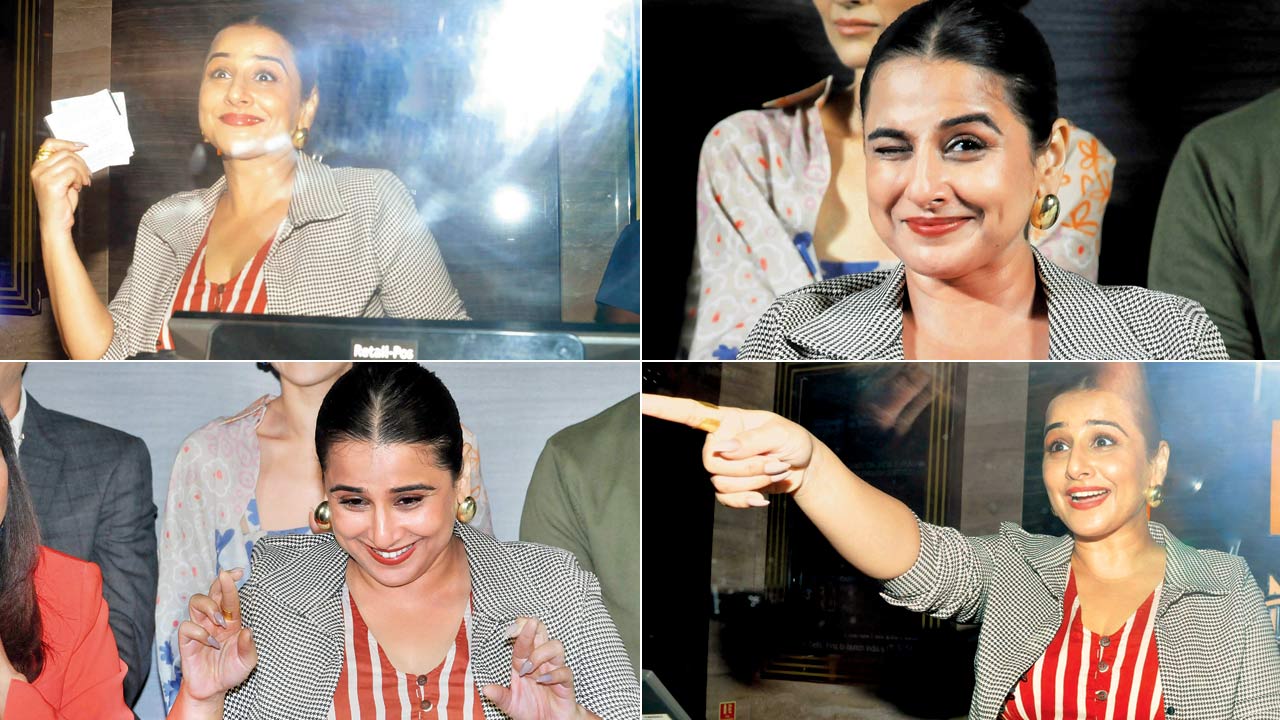 The many moods of Vidya Balan