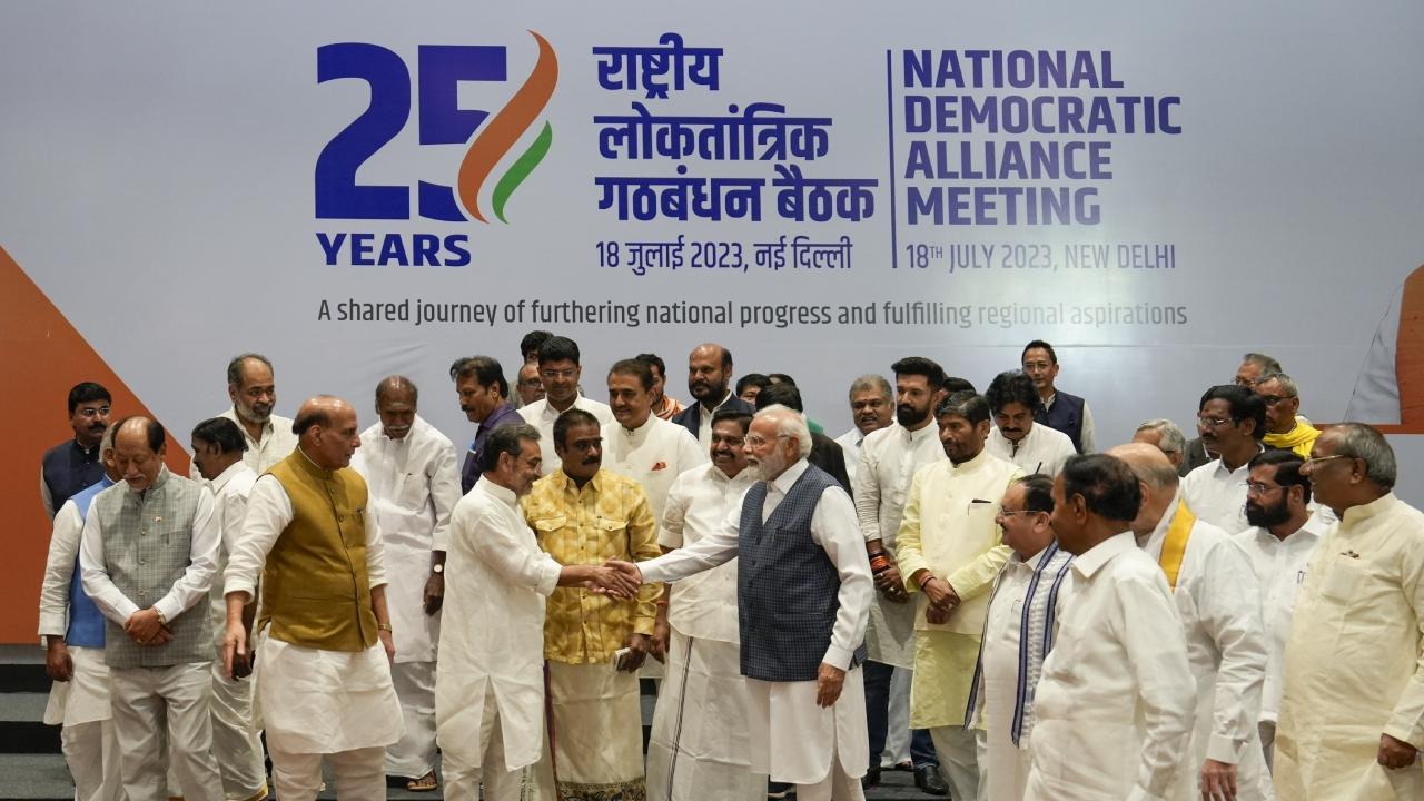 38 NDA allies meet, PM Modi hails it as time-tested alliance