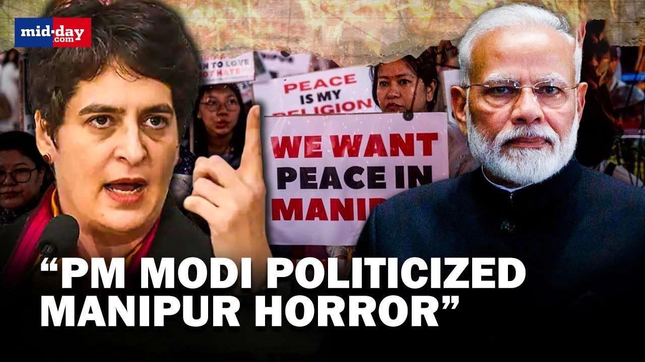 Manipur Violence: Priyanka Gandhi slams PM Modi over the viral video