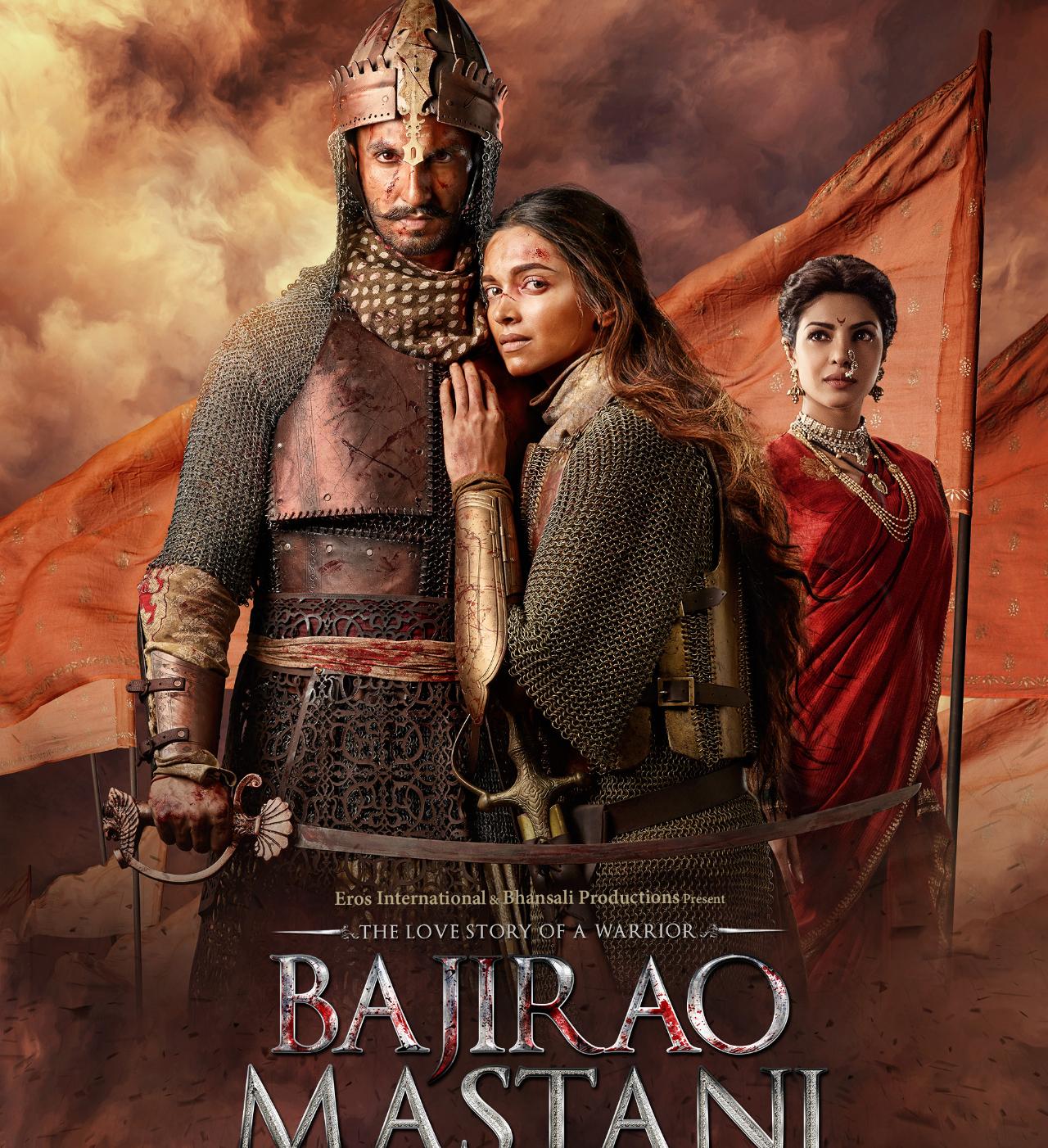 At a rating of 7.2, the 2015 Sanjay Leela Bhansali film 'Bajirao Mastani' is among Priyanka's highest-rated films. The film also stars Deepika Padukone and Ranveer Singh