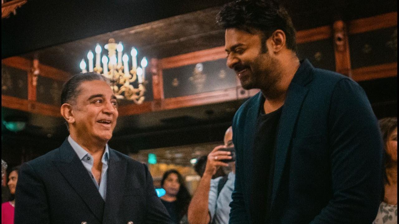 Kamal Haasan and Prabhas meet at a special get-together ahead of the extravagant SDCC reveal
