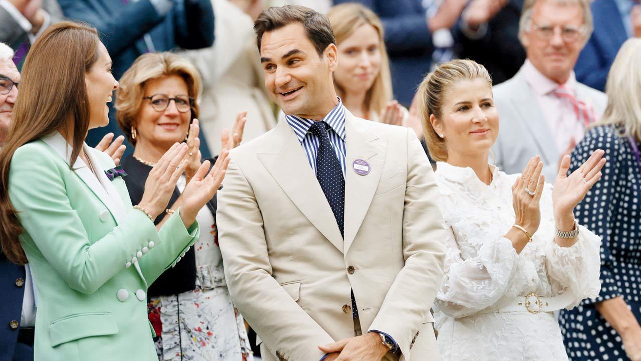 Wimbledon 2023: Swiss ace Roger Federer wows crowd from royal box